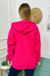 158117 Oversize Kapsonlu Sardonlu Sweatshirt